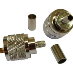 1852 VHF-kontakt PL259 för 6mm kabel, crimp, 2-pack