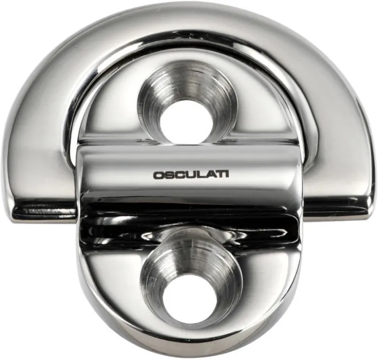 Vikbar ögleplatta 45x45 mm 6 mm ring (2 hål) Brottlast kg 1800