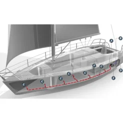 Webasto Air Top EVO 40 Luftfördelningskit till 3 Kabiner