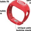 xBAND rött silikonarmband